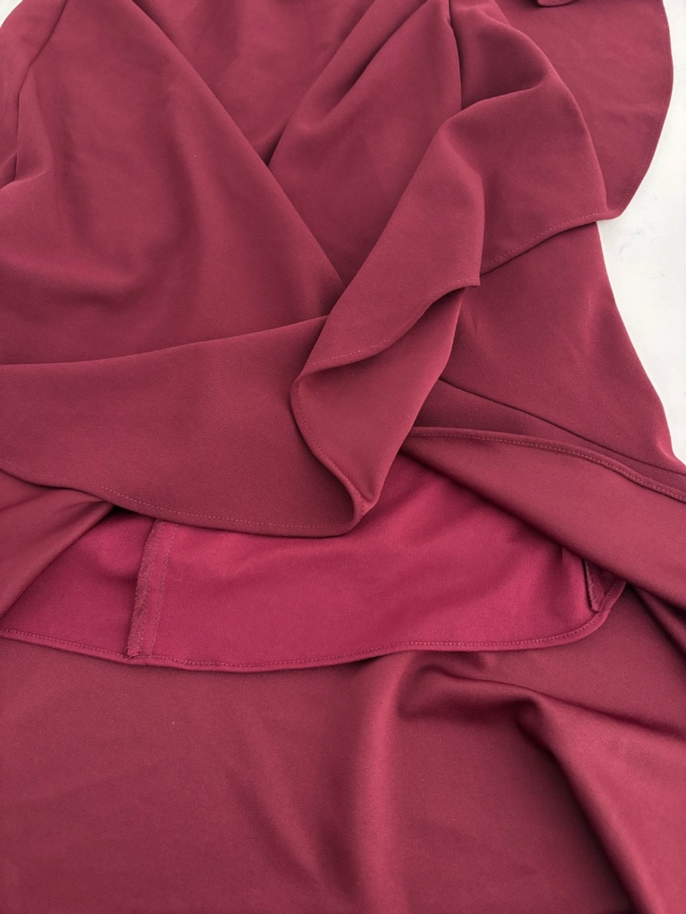 New! Betsy Adam Petite Candance High Low Dress - Picture 10 of 15